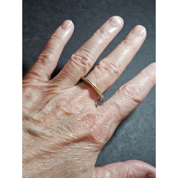 Fossil silver tone ring size 8 - Picture 1 of 8